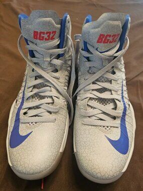 Nike Hyperdunk BG32 Blake Griffin 524934-009 Mens Size 9.5 Gray/Blue